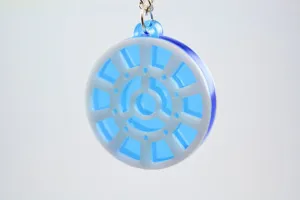 Iron Man Arc Reactor Necklace - Mark 1- Laser Cut Acrylic