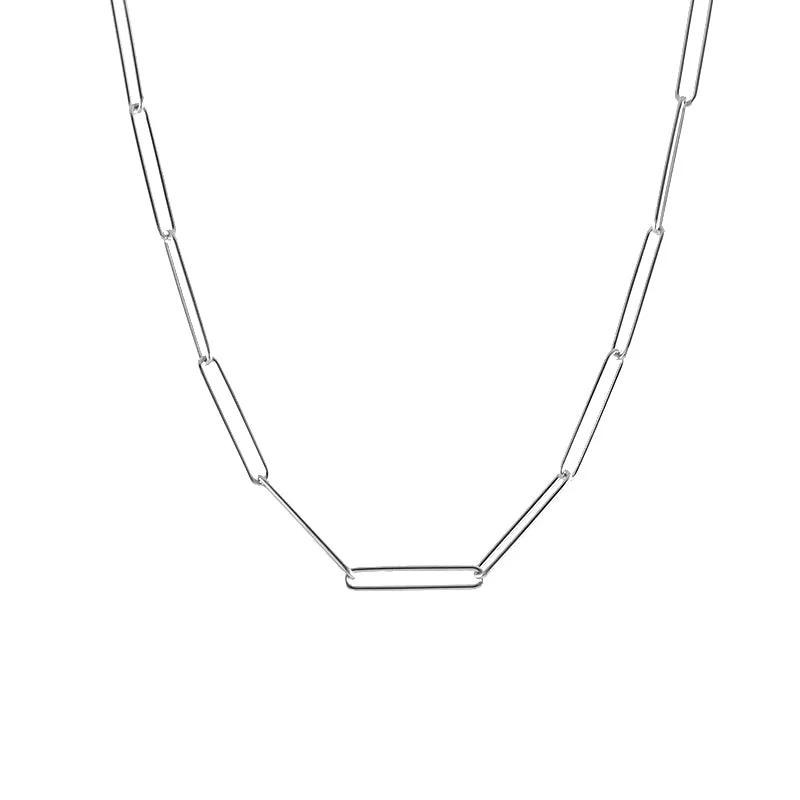 Large Paperclip Link Necklace