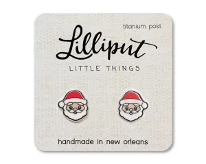 Lilliput Little Things NEW Santa Claus Earrings