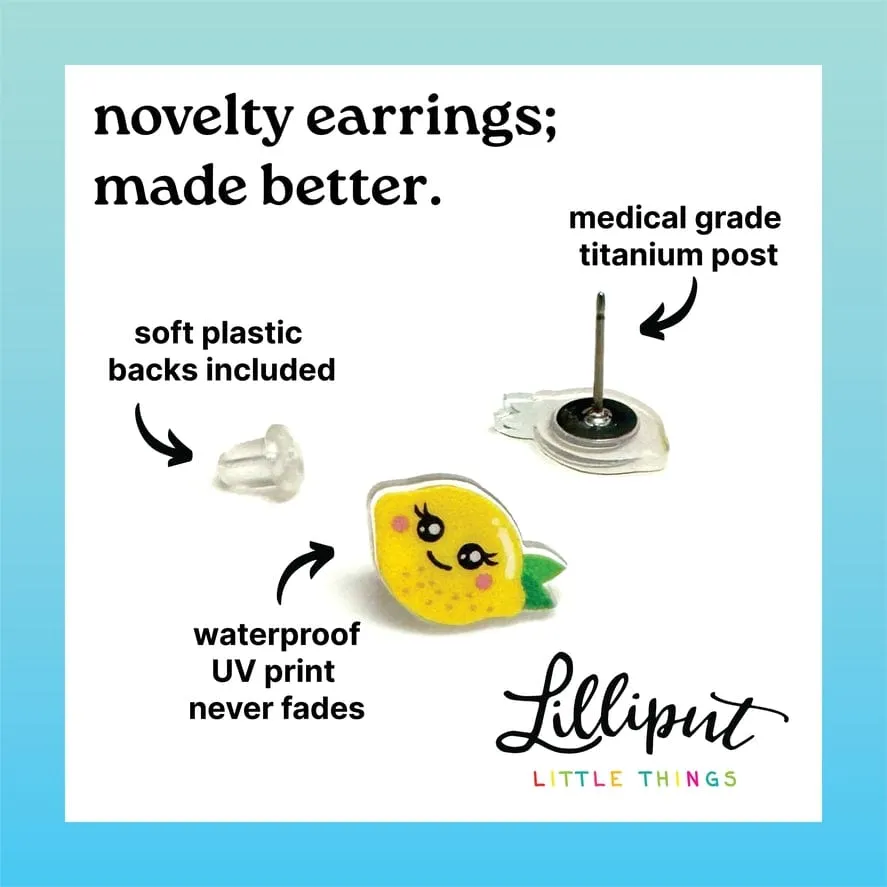 Lilliput Little Things NEW Santa Claus Earrings
