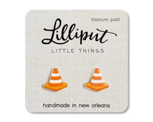 Lilliput Little Things - Traffic Cone Earrings