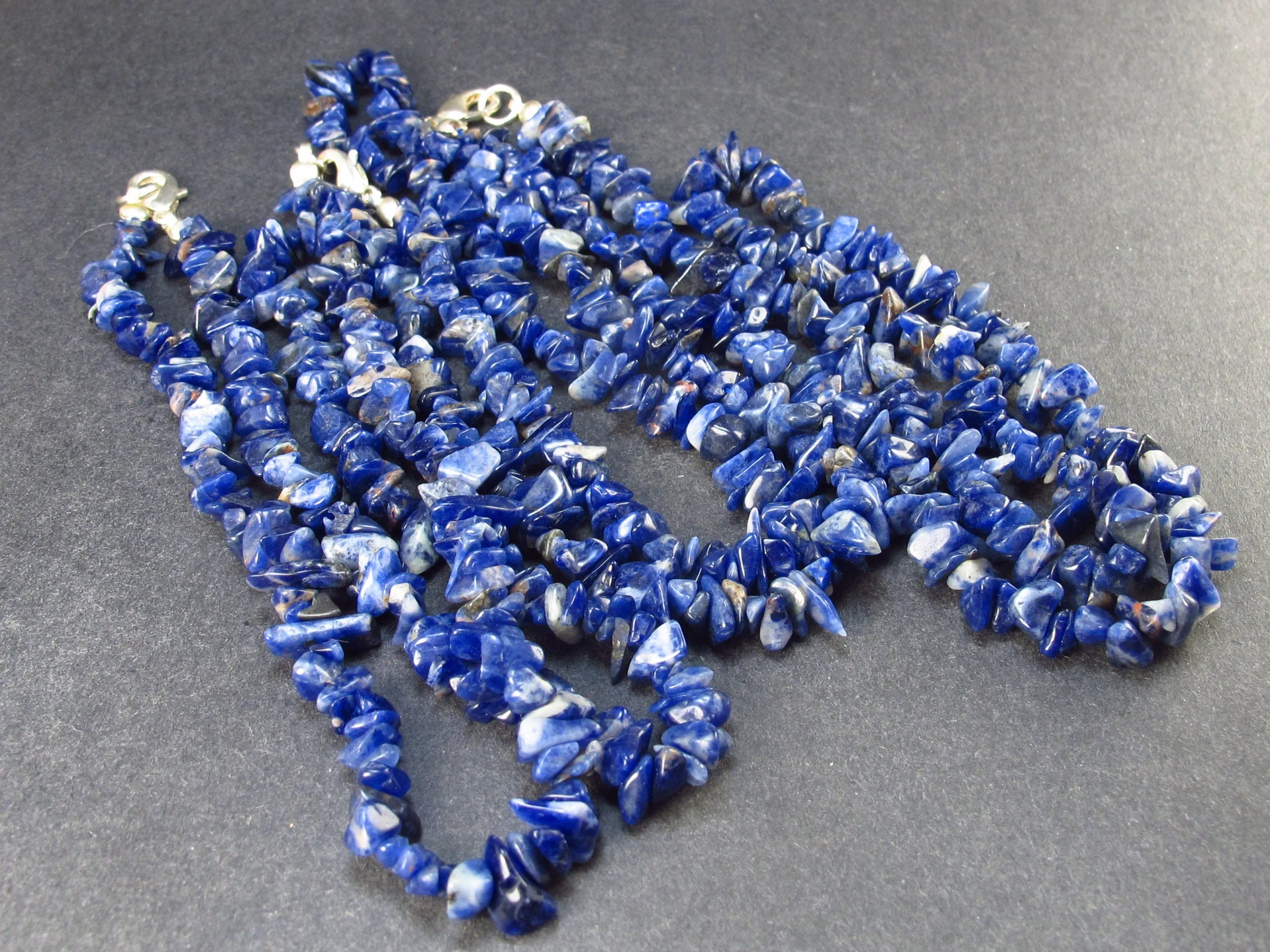 Lot of 3 Sodalite Necklaces From Canada - 18"