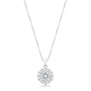 LOVCIA Radiant Bella Bridal Necklace in Clear