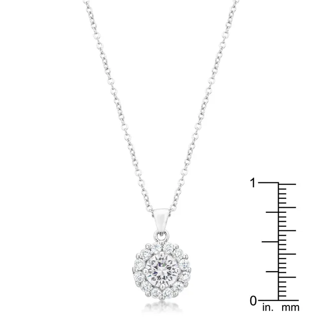 LOVCIA Radiant Bella Bridal Necklace in Clear