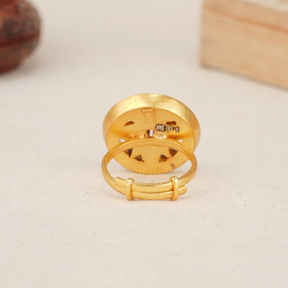 Malish Kundan Ring