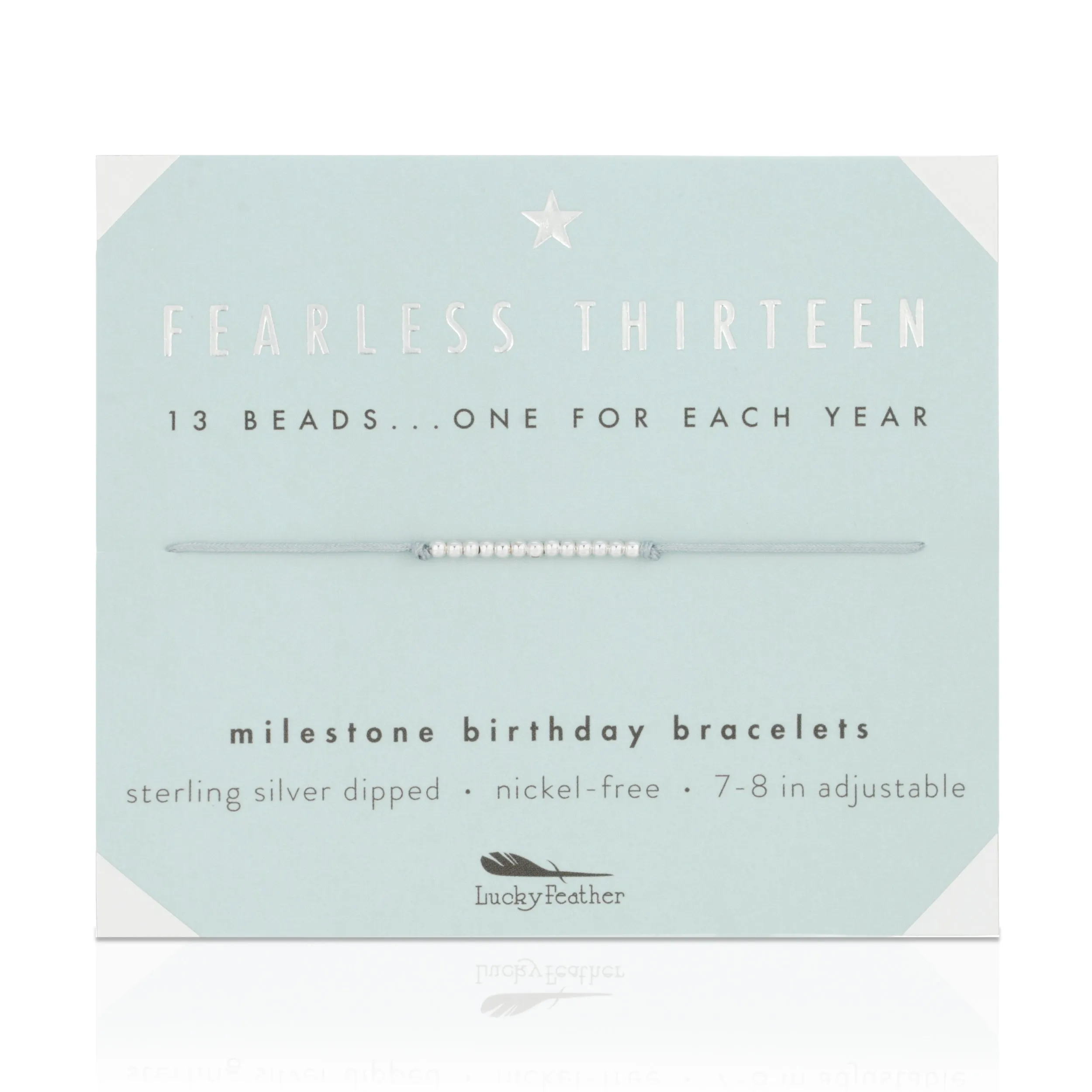 Milestone Birthday Bracelet - Fearless Thirteen