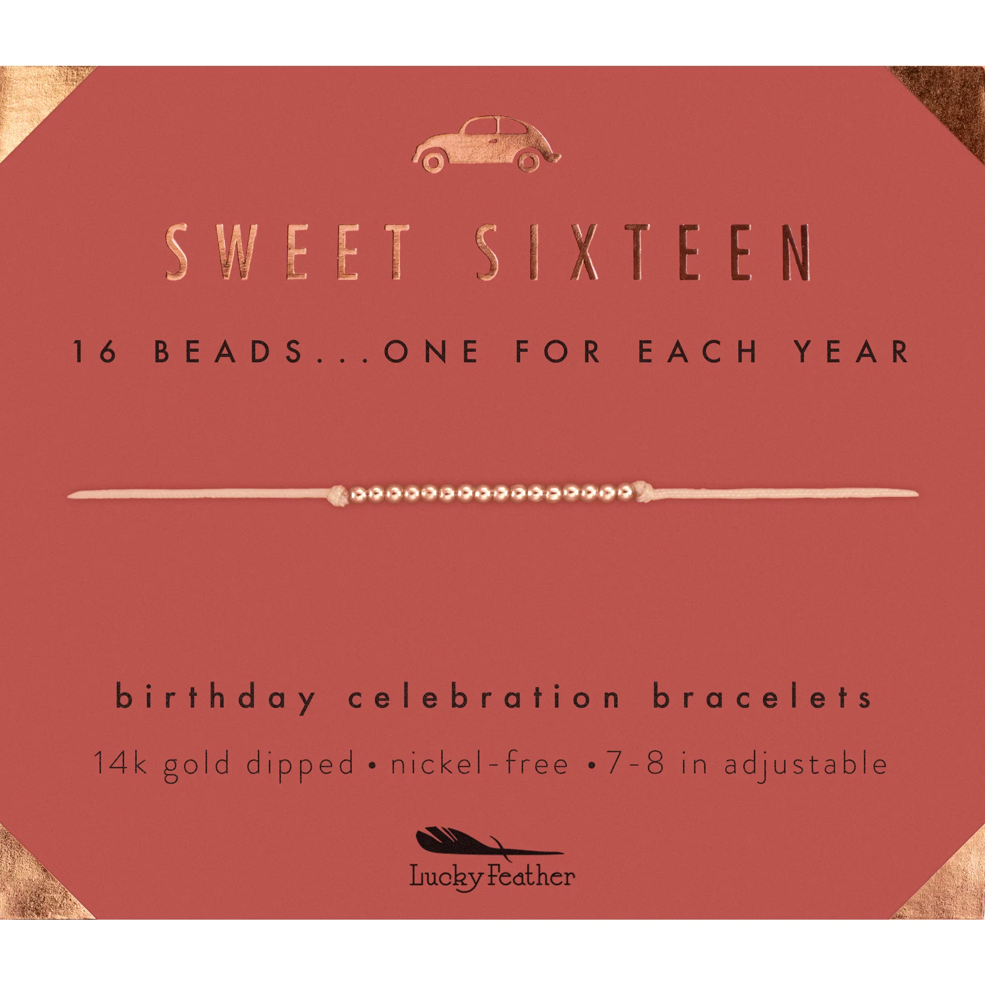 Milestone Birthday Bracelet - Sweet Sixteen