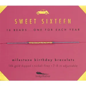 Milestone Birthday Bracelet - Sweet Sixteen