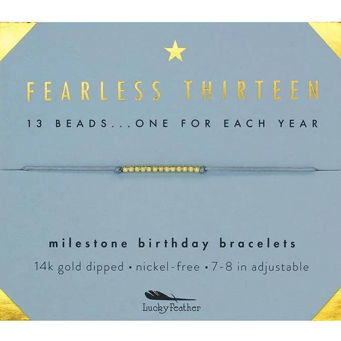 Milestone Birthday Bracelet