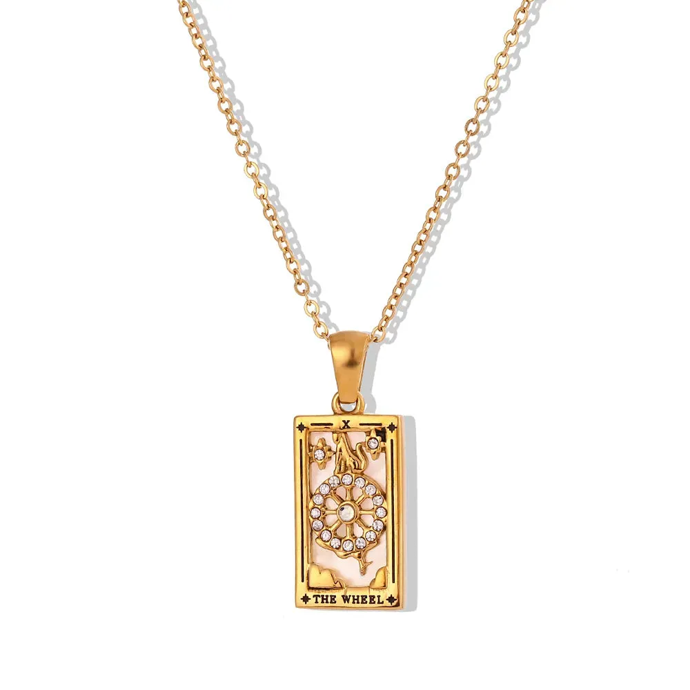 Moon Sun Lover Tarot Necklaces for Women - Set the Trend with This Celestial Statement Piece