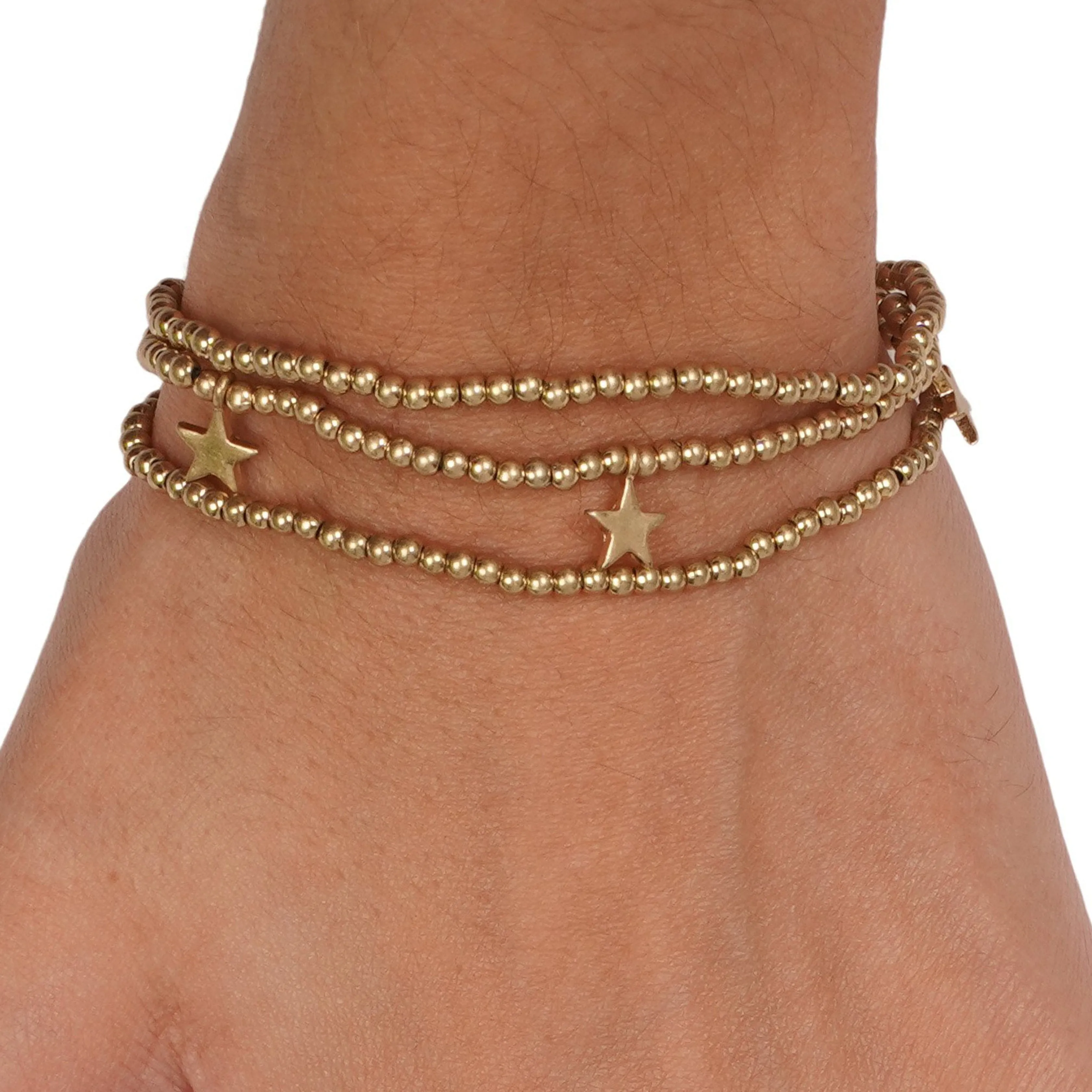 Multi Strand Stars Bracelet