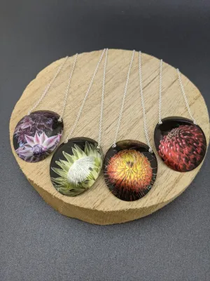 NATIVES - oval domed necklaces
