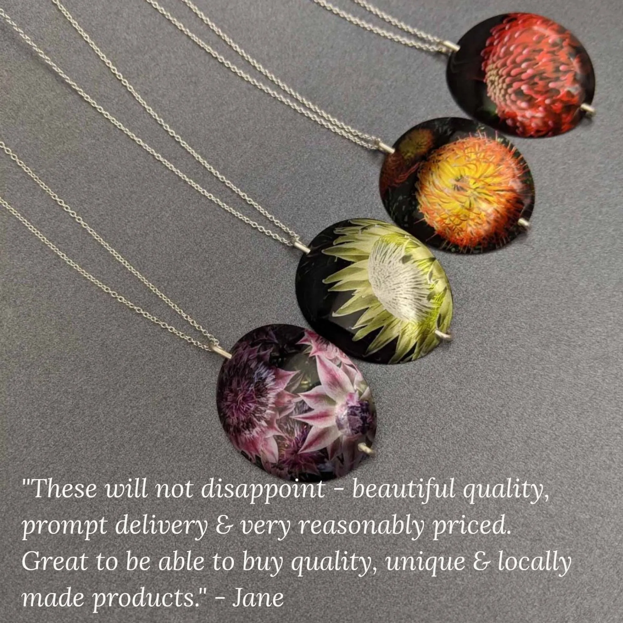 NATIVES - oval domed necklaces