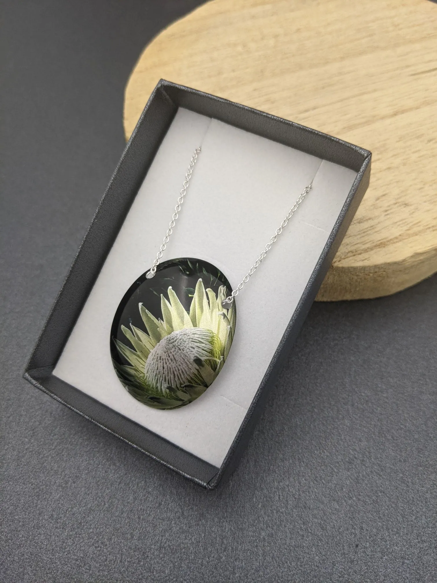 NATIVES - oval domed necklaces