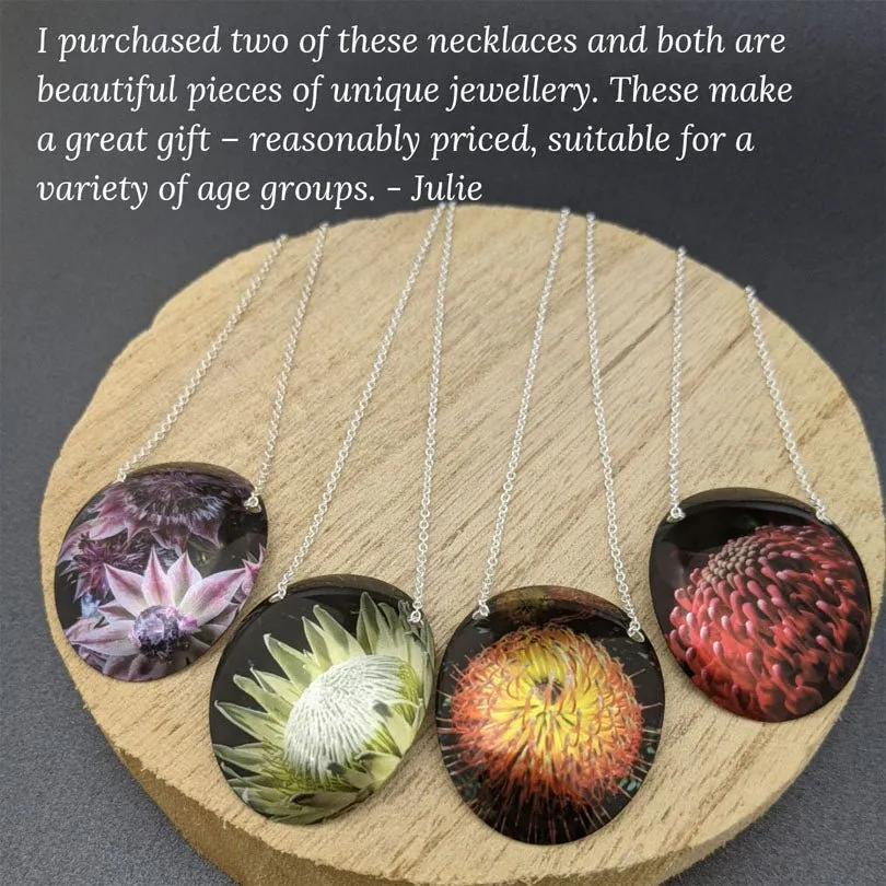 NATIVES - oval domed necklaces