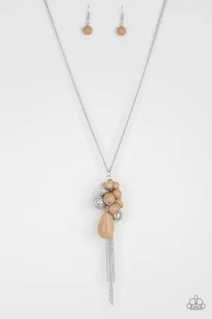 Paparazzi Necklace ~ Its A Celebration - Brown