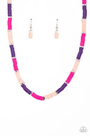 Paparazzi - Rainbow Road - Pink - Necklace