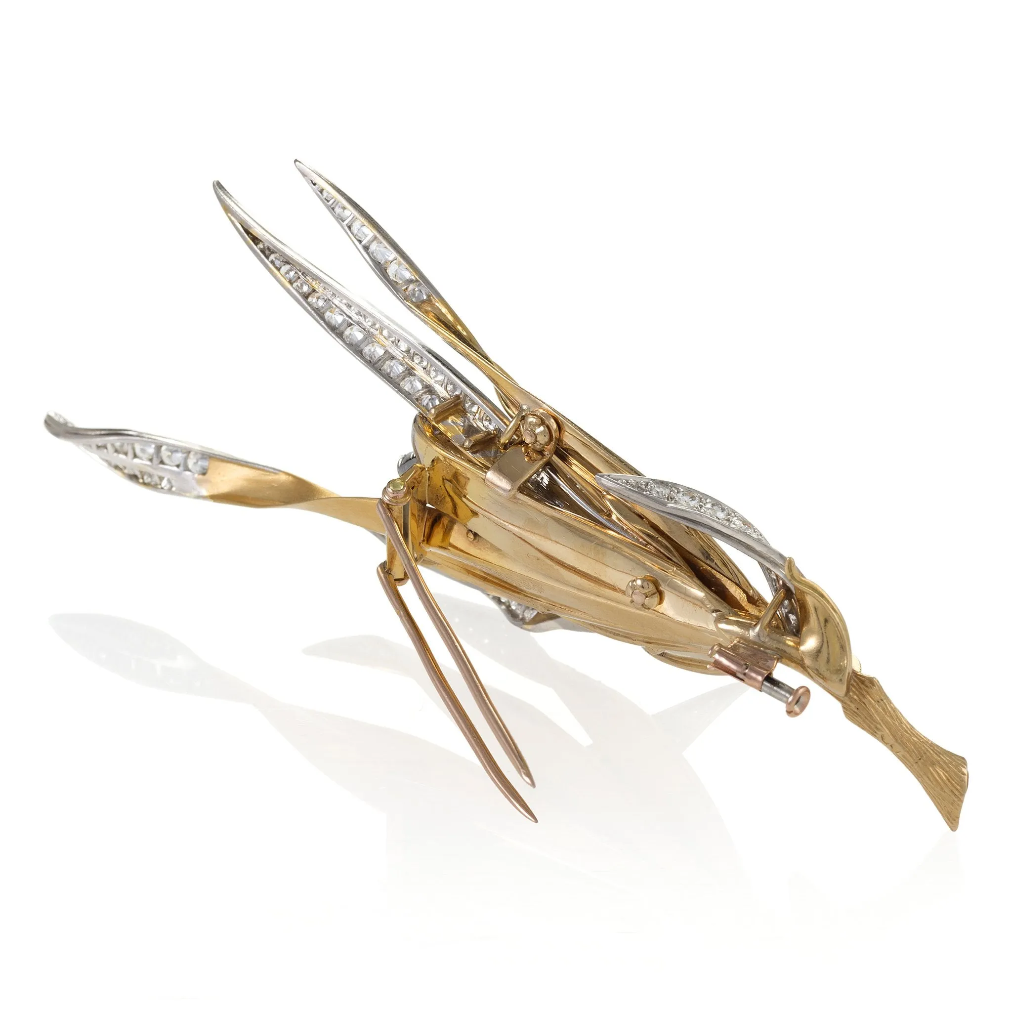 Pierre Sterlé Paris Diamond Clip Brooch