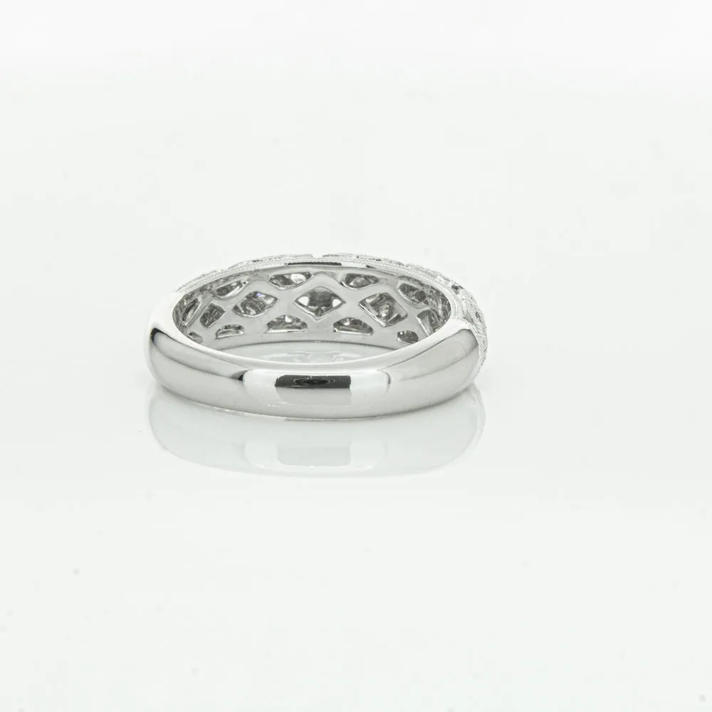 Platinum Diamond Filigree Ring