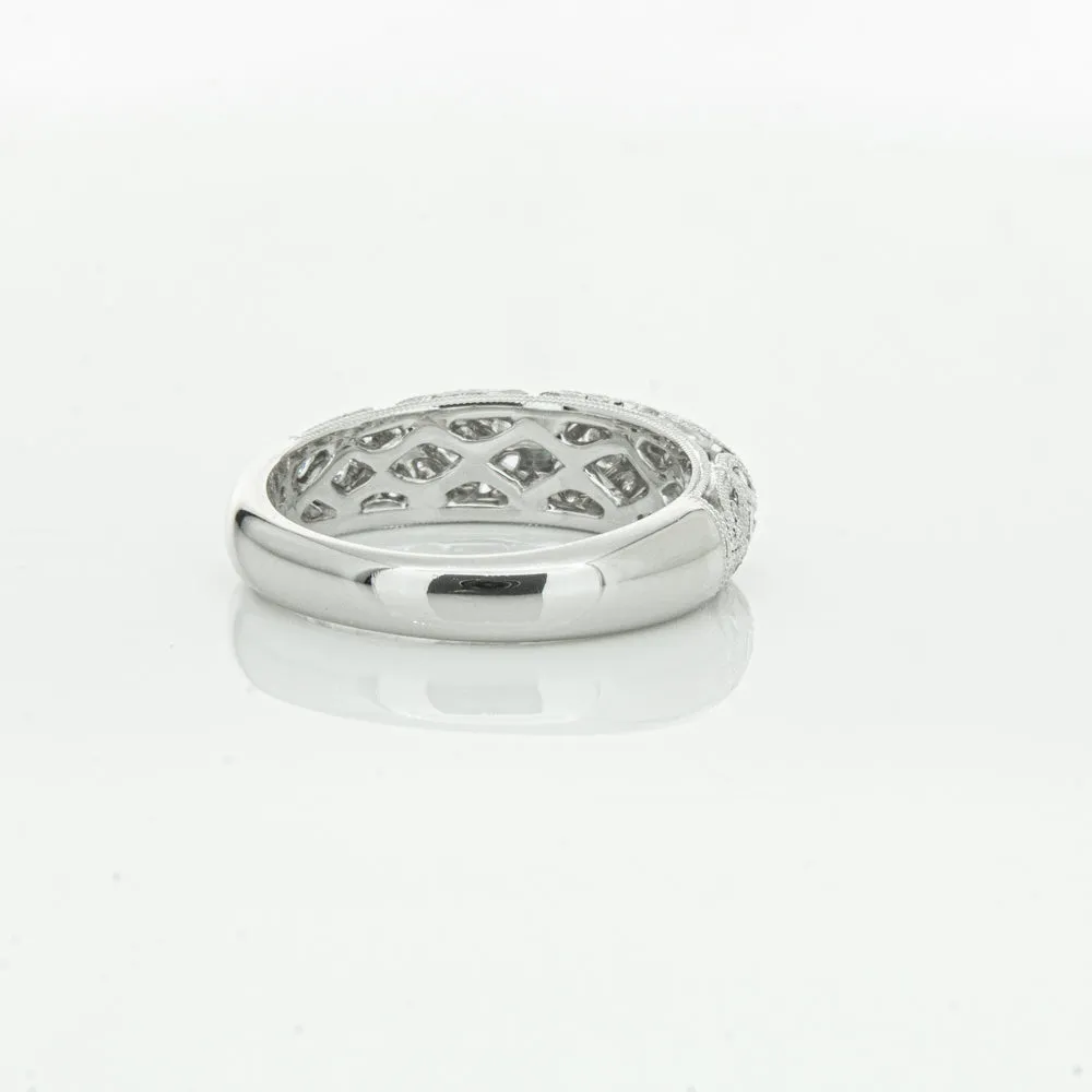 Platinum Diamond Filigree Ring