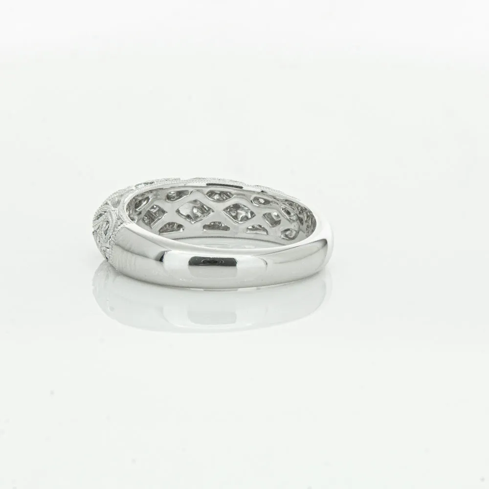 Platinum Diamond Filigree Ring