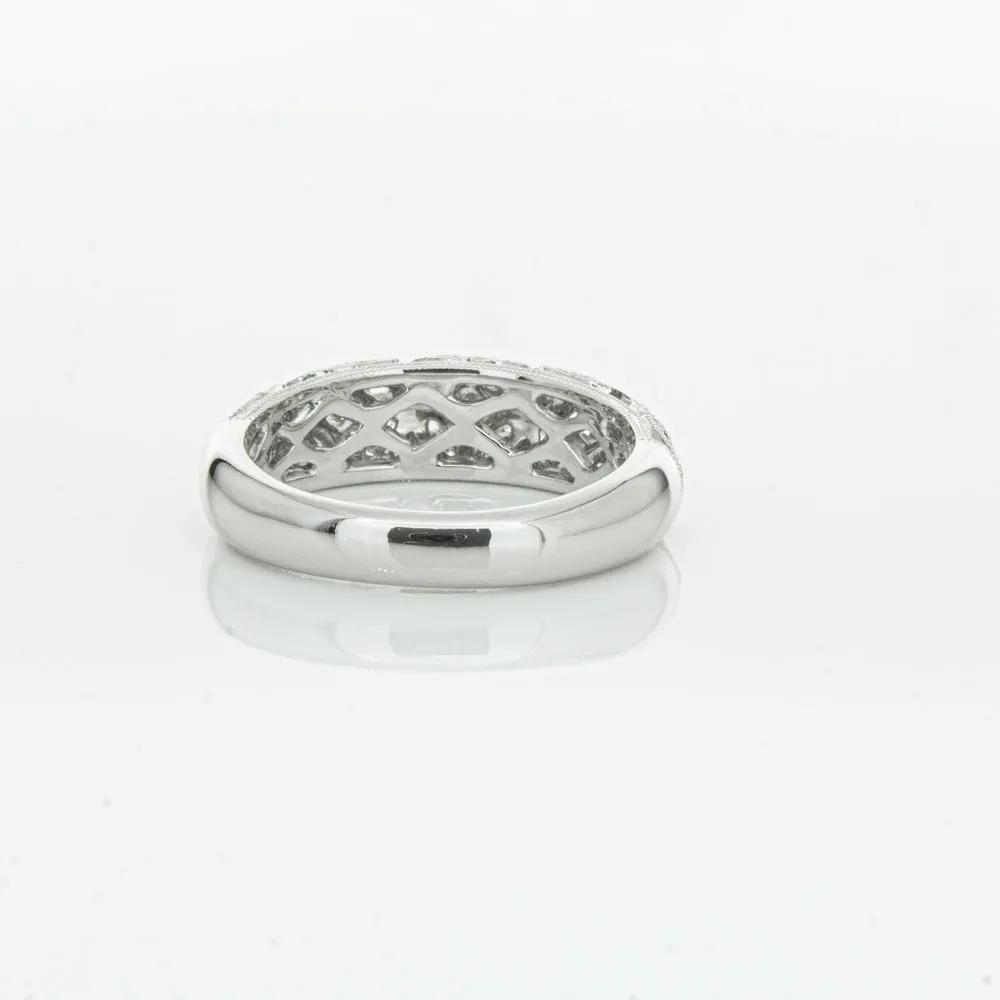 Platinum Diamond Filigree Ring
