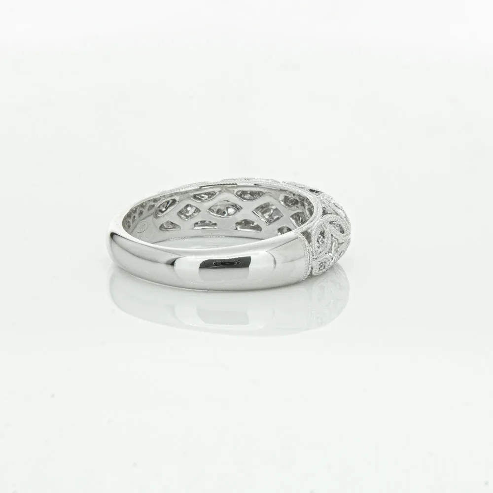 Platinum Diamond Filigree Ring