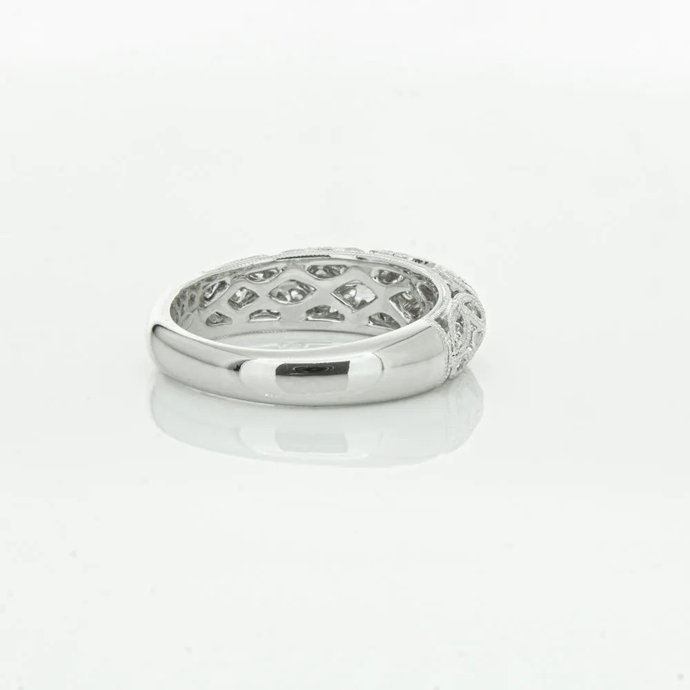 Platinum Diamond Filigree Ring