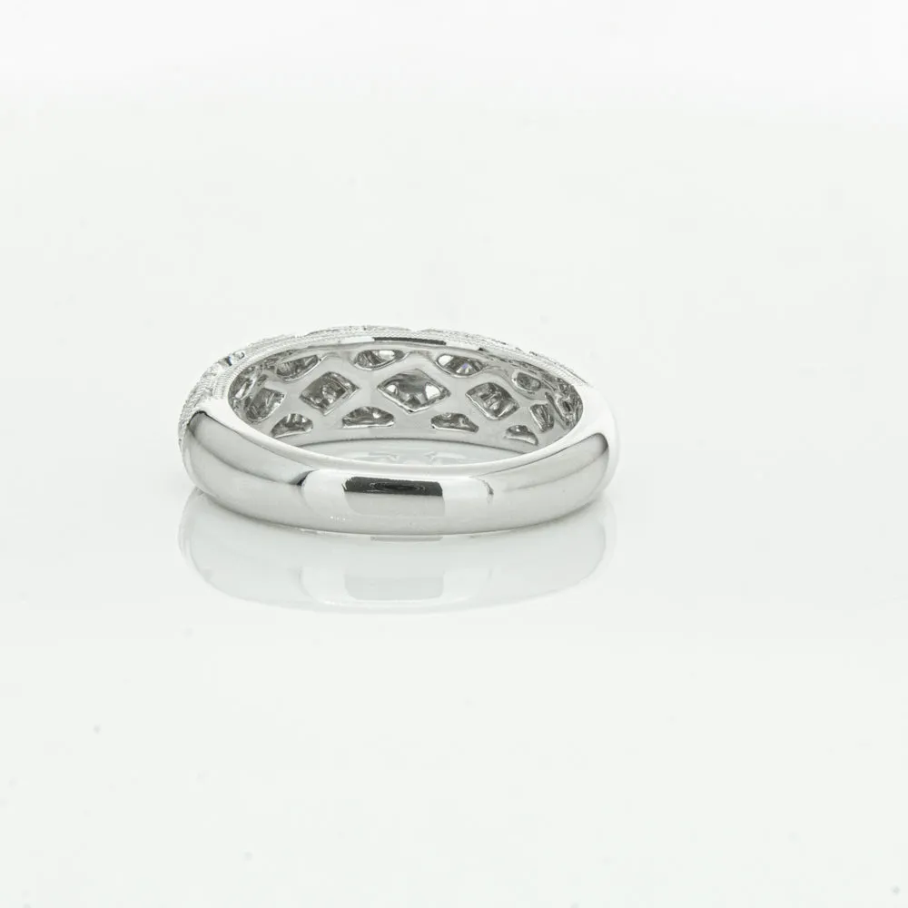 Platinum Diamond Filigree Ring