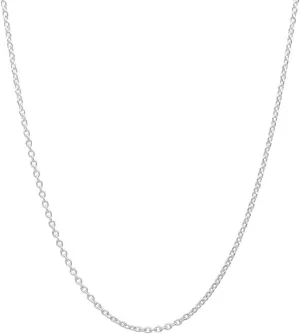 PORI JEWELERS Genuine Platinum 950 Solid Diamond Cut Anchor Chain Anklet/Necklace -1.0mm Thick - Available in 10"-18"