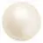 Preciosa Crystal Nacre Pear Drop Pearl - Cream