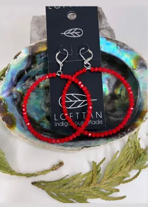 Redlight Sacred Hoop Earrings-Wholesale