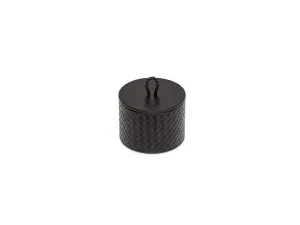 Round Woven Leather Box