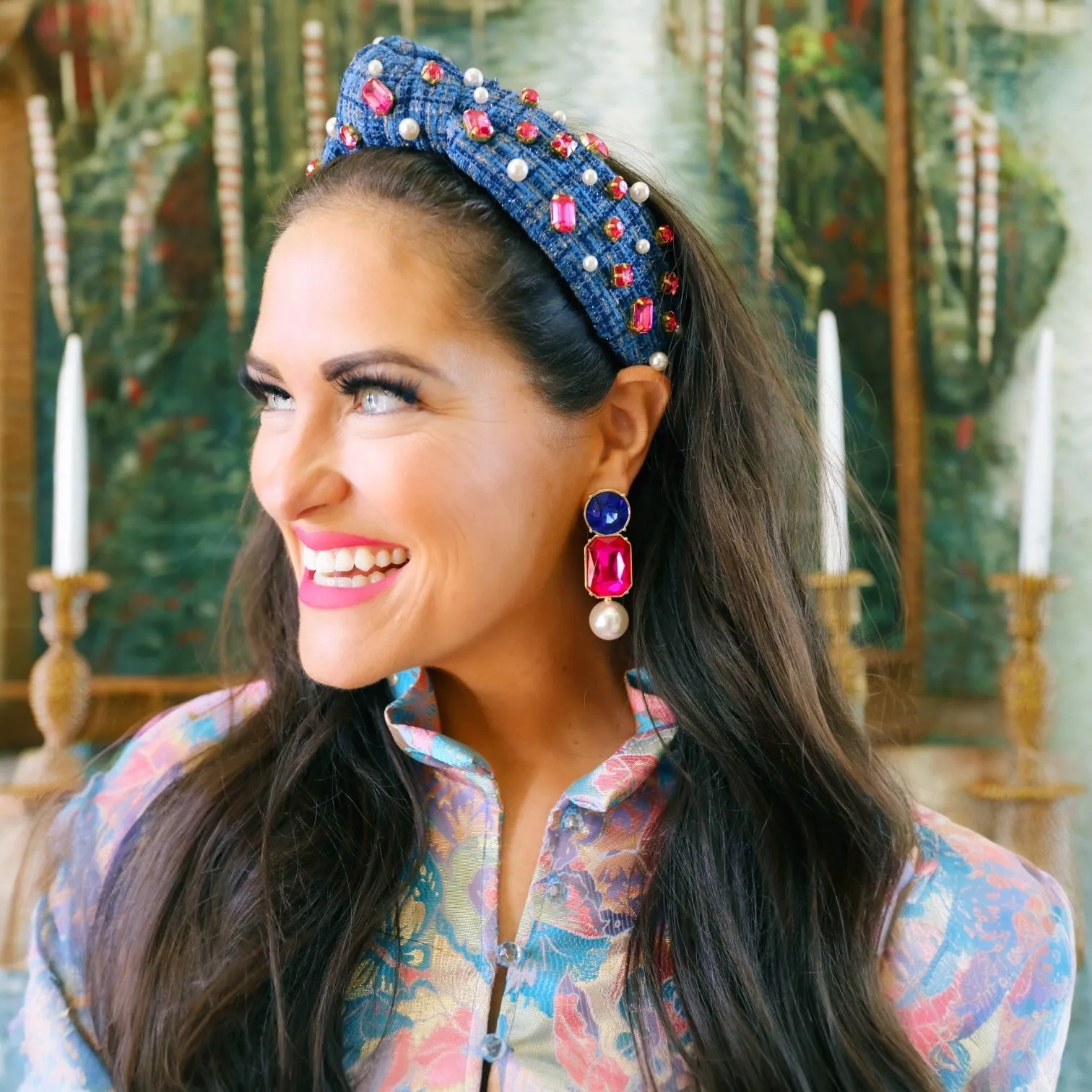 Royal Glam Statement Earrings