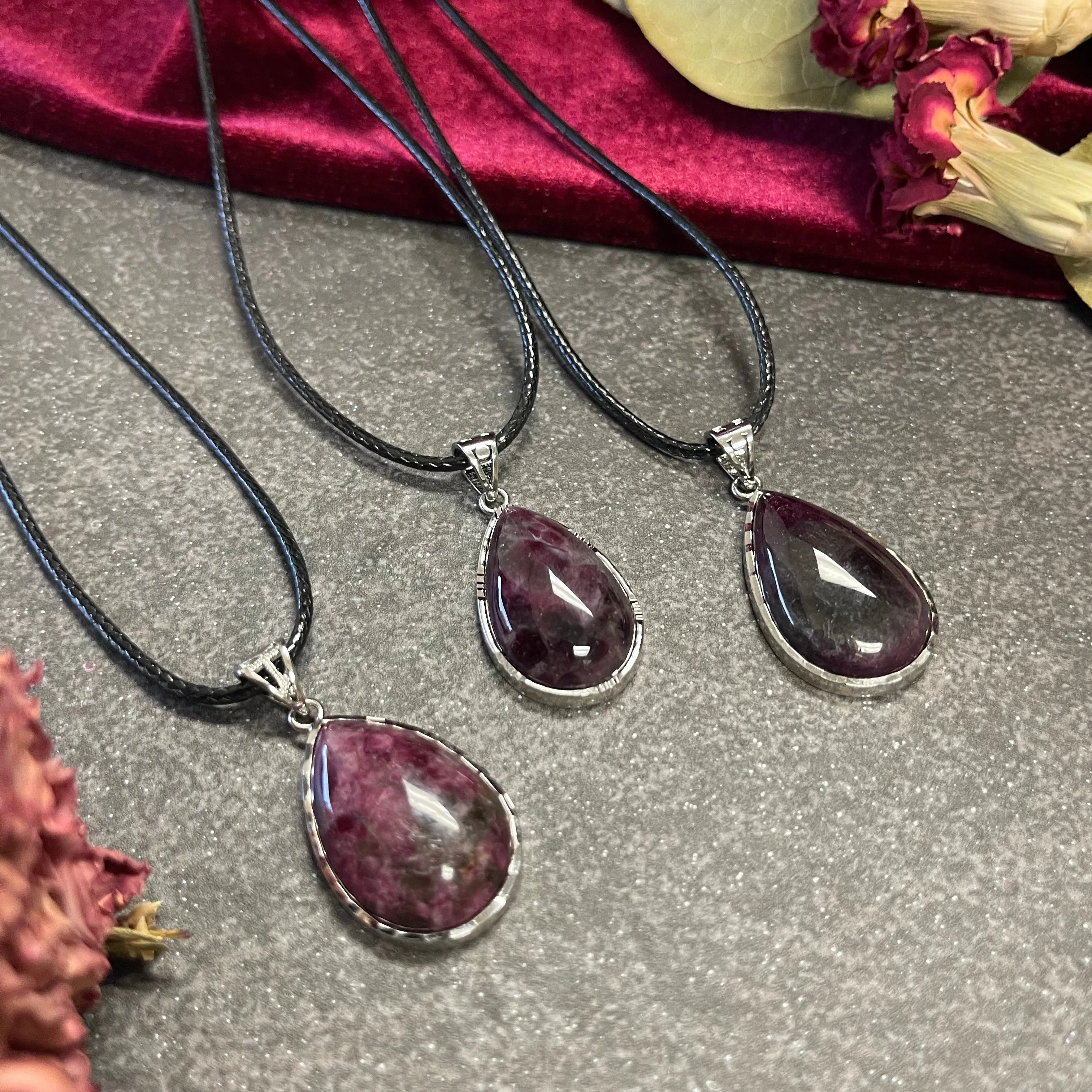 Ruby Tourmaline Necklace