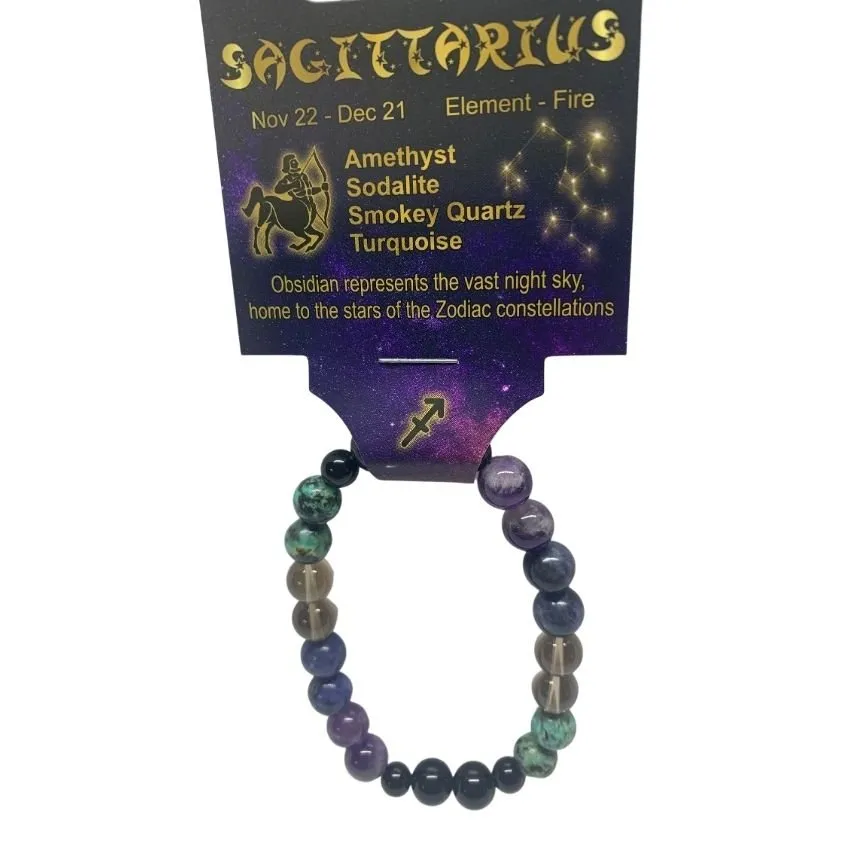 Sagittarius | Crystal Horoscope Bracelet