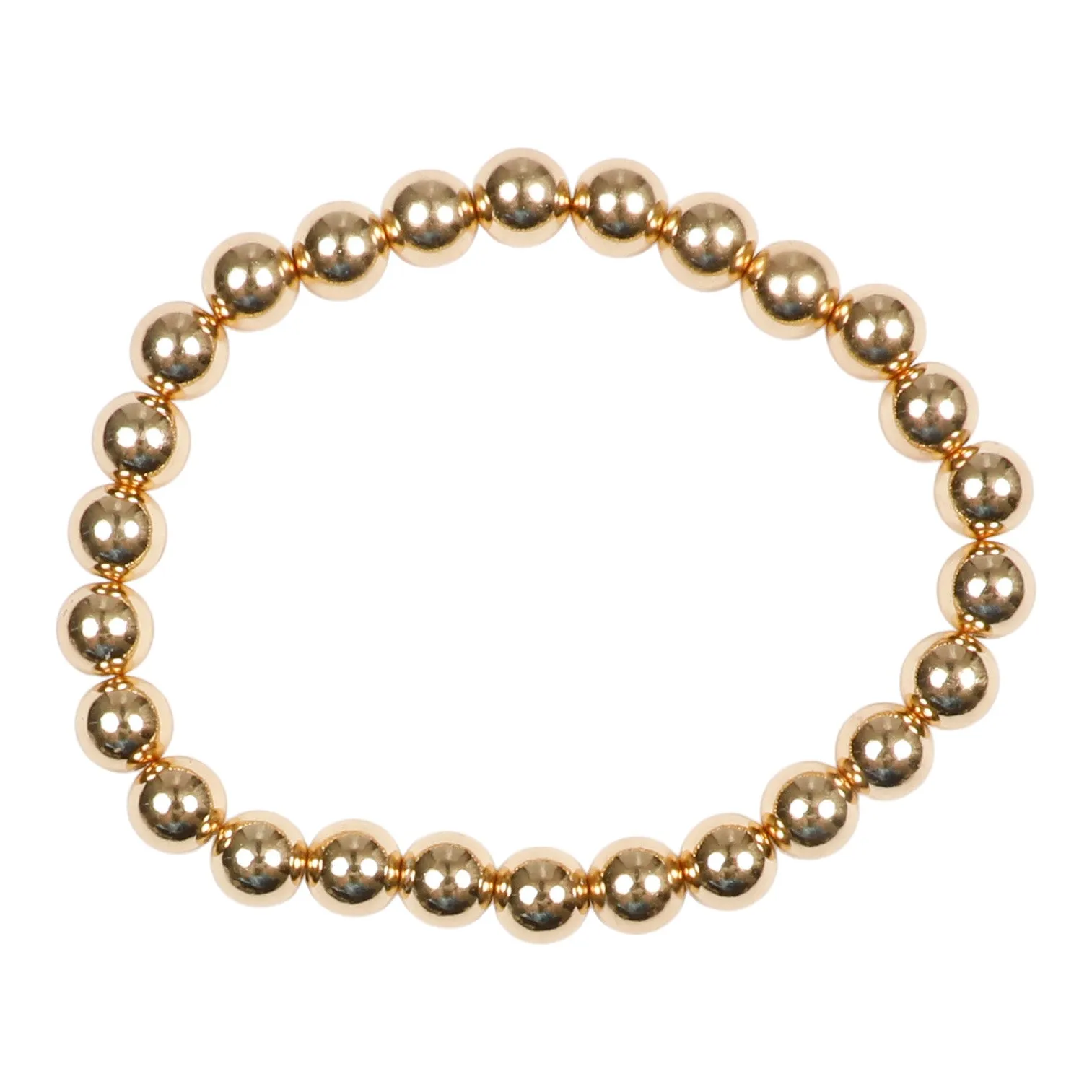 Smiley, XOXO & Smile Gold Ball Bracelet Set
