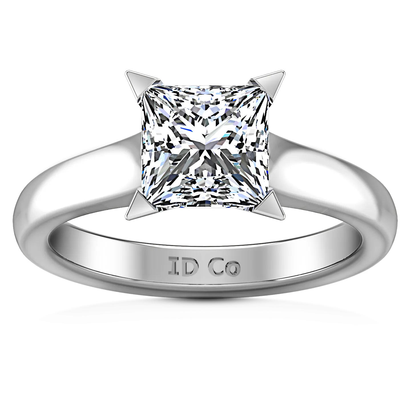 Solitaire Engagement Ring Jenny 14K White Gold