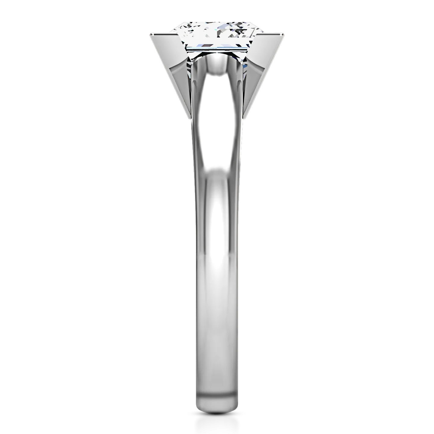 Solitaire Engagement Ring Jenny 14K White Gold