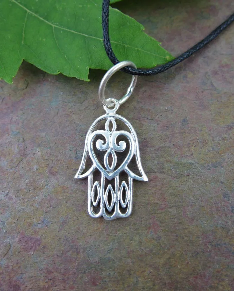 Sterling Silver Hamsa Pendant