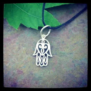 Sterling Silver Hamsa Pendant