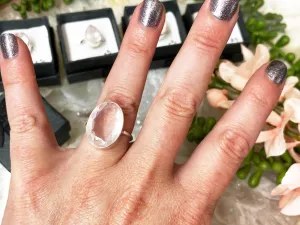 Sterling Silver Rose Quartz Rings