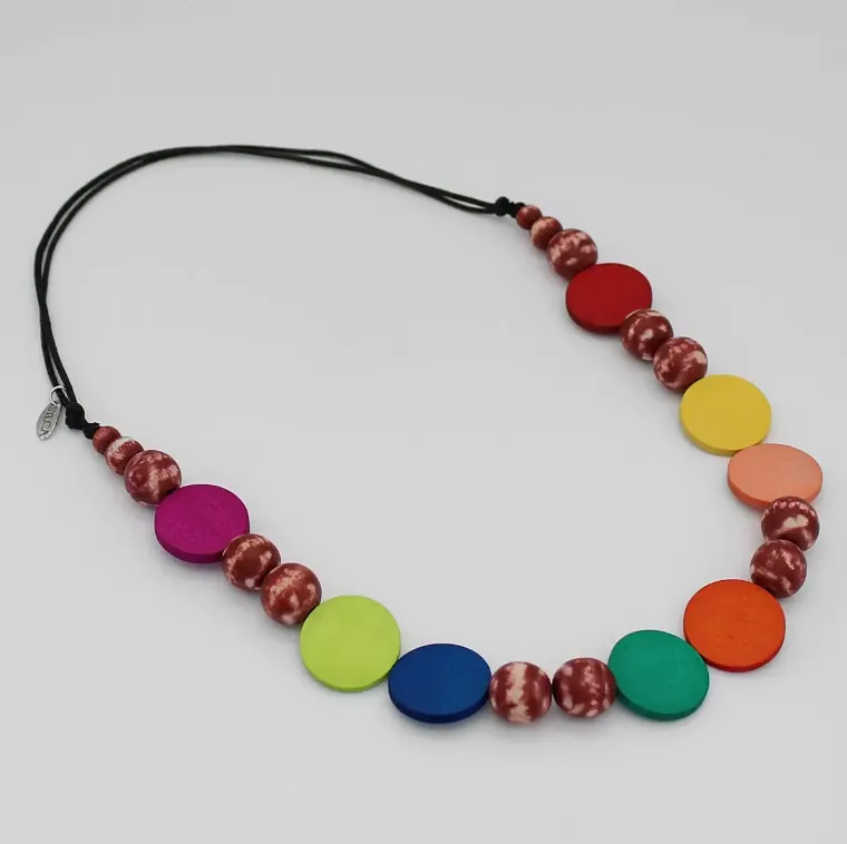 SYLCA Vibrant Multi Color Alma Necklace