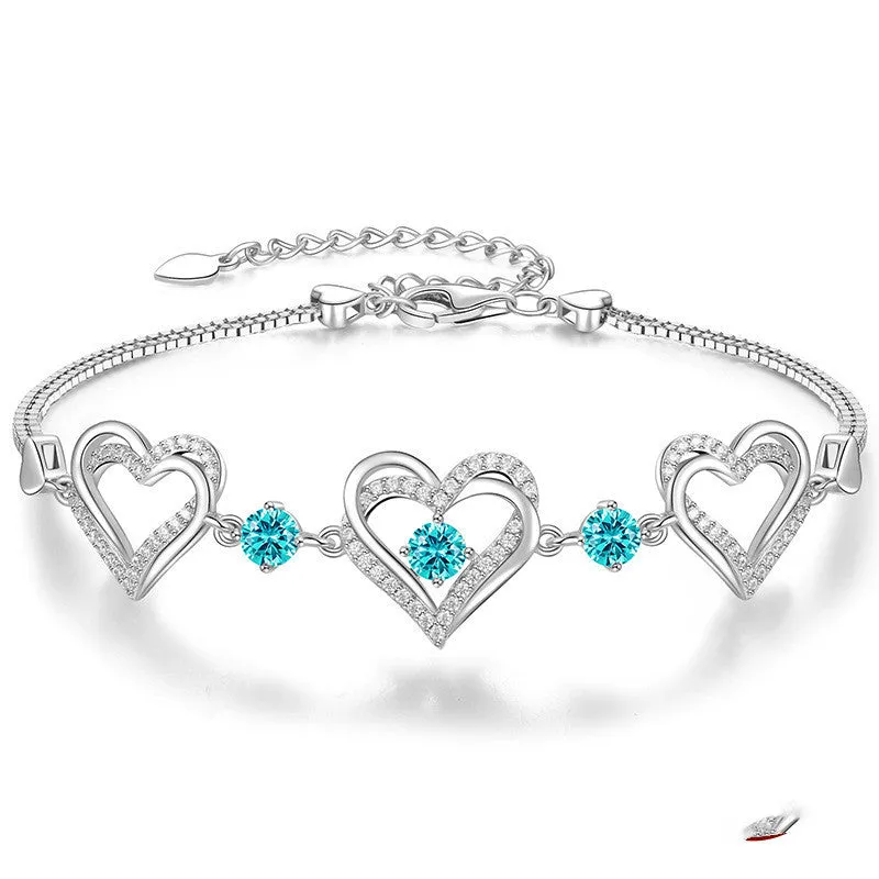 Twelve Birthday Crystal Bracelet Fashion Personality Hand Jewelry