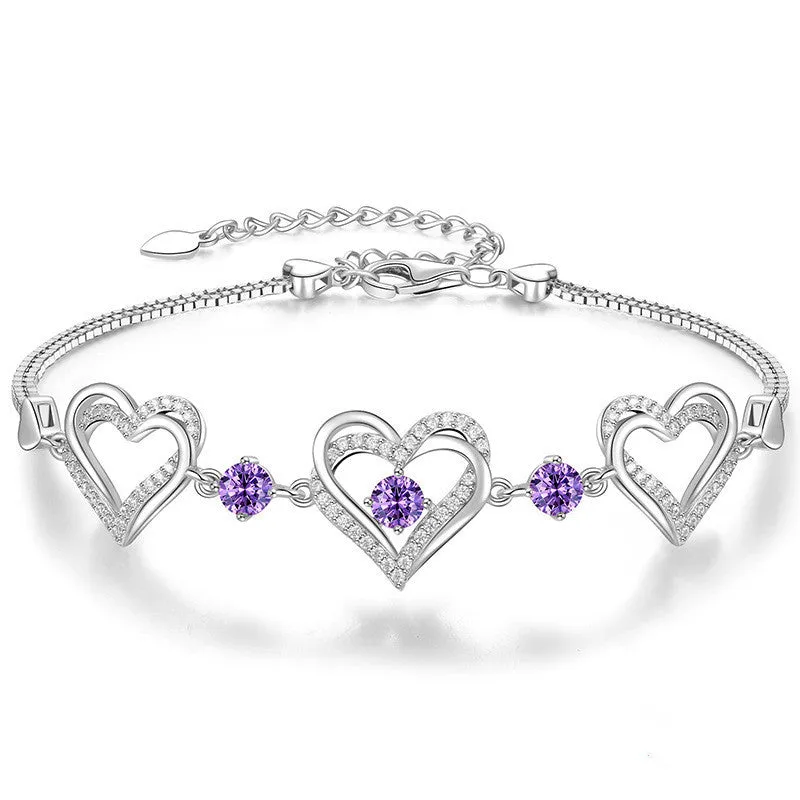 Twelve Birthday Crystal Bracelet Fashion Personality Hand Jewelry