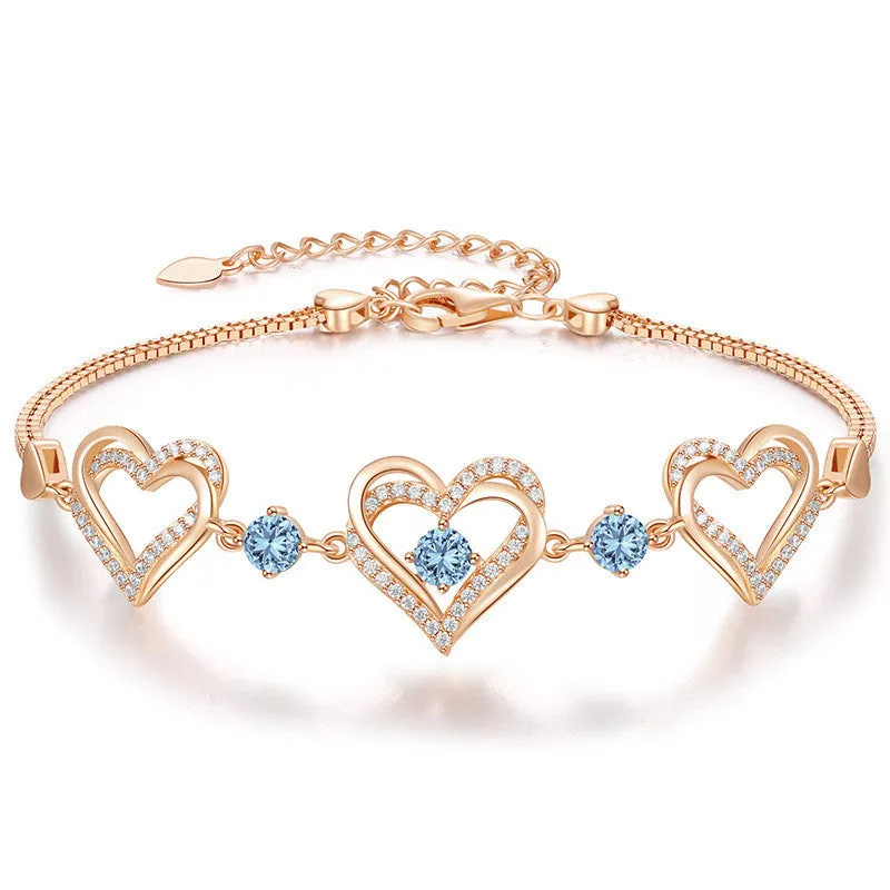 Twelve Birthday Crystal Bracelet Fashion Personality Hand Jewelry