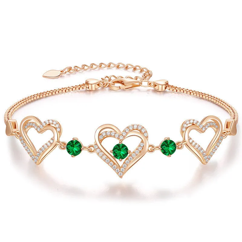 Twelve Birthday Crystal Bracelet Fashion Personality Hand Jewelry