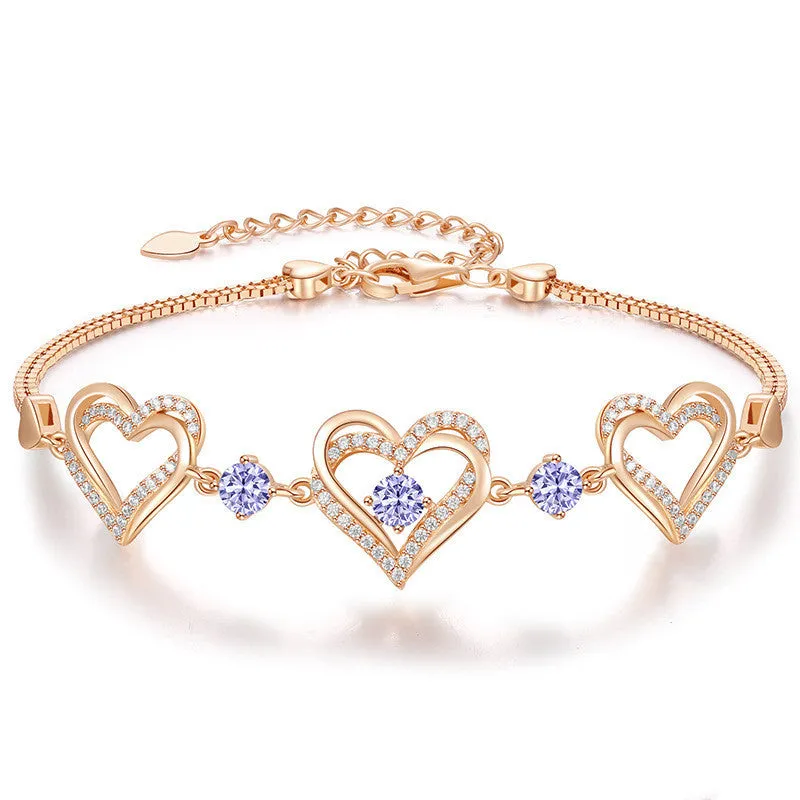 Twelve Birthday Crystal Bracelet Fashion Personality Hand Jewelry