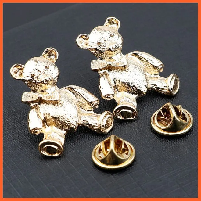 Vintage Tree Leaf Collar Brooch Pins | Hollowed Out Crown Shirts Suit Jewellery