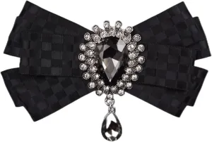 wedding bow ties for men ribbon tie brooches shirt Crystal Pendant Collar Pin Shirt Clothes Necktie Bowknot brooch pin blouse jacket suits dress up